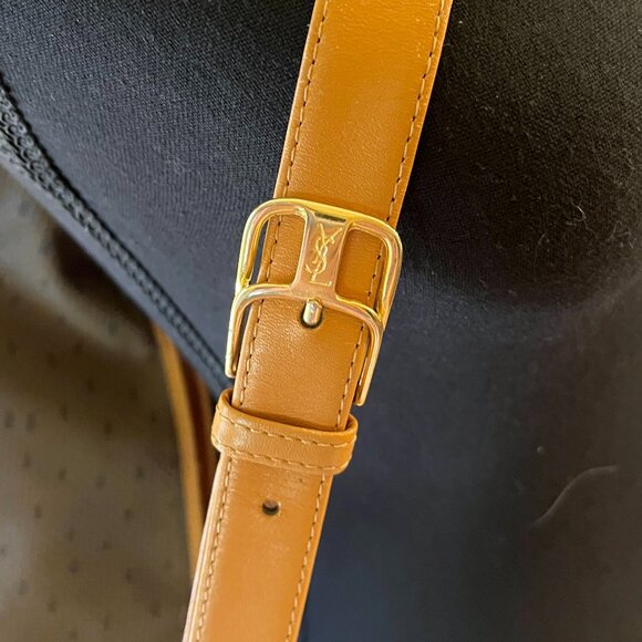 🇫🇷 Yves Saint Laurent Vintage Leather Sling Style Shoulder Bag - RARE! - Picture 7 of 16